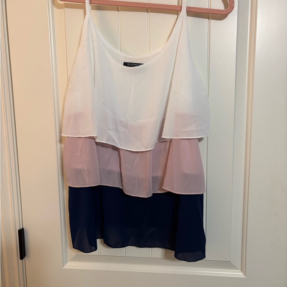 Bloom Chic Colorblock Sleeveless Top